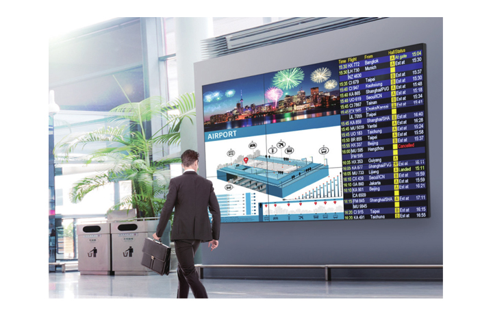 Видеостенный дисплей LG серии VH7E-H - анти-бликовое покрытие матрицы