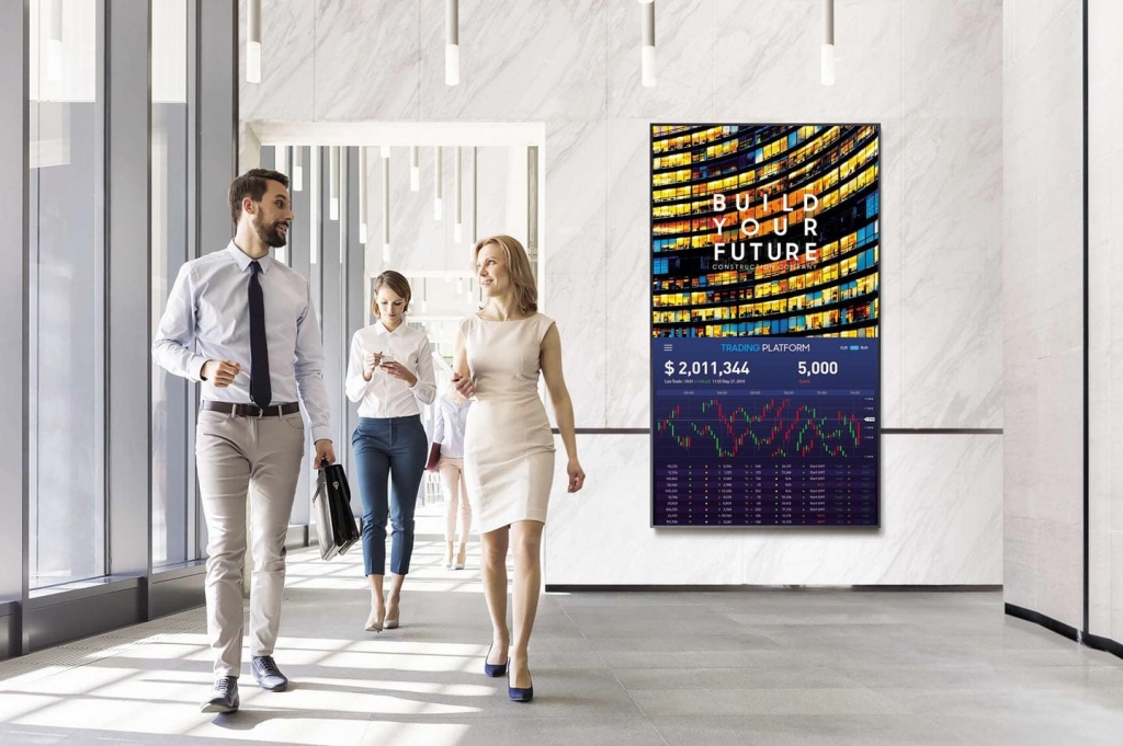 Профессиональный дисплей Samsung серии QET - разрешение UHD