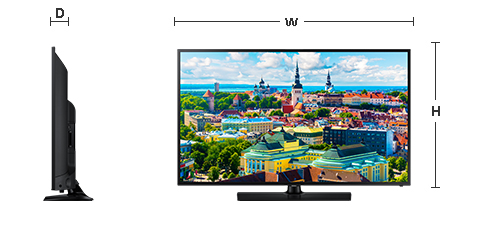 Размеры HG40ED450BW