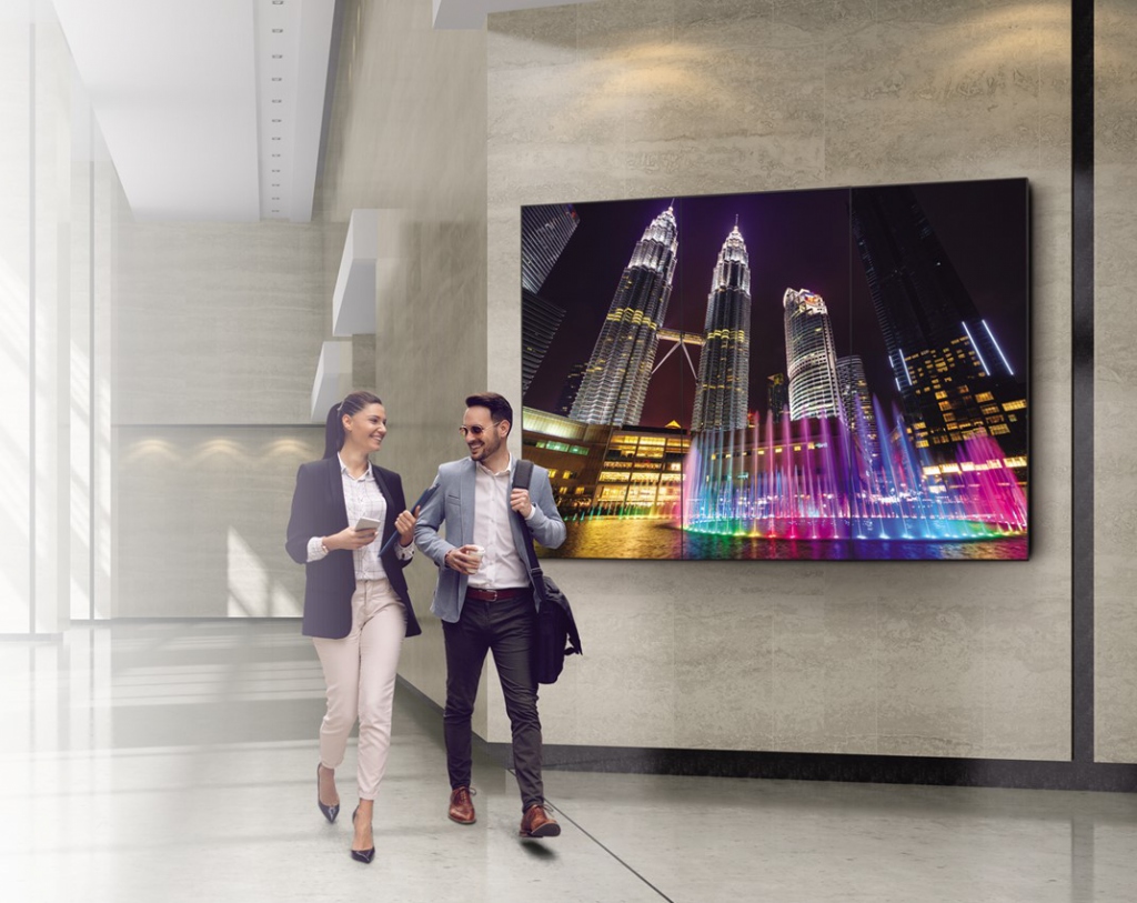 Видеостенный бесшовный OLED дисплей LG серии EV5E - максимальная цветопередача
