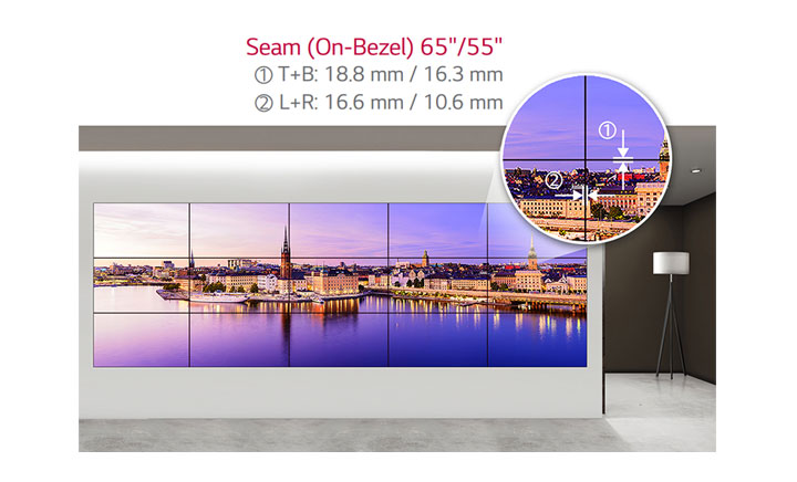 Профессиональный OLED дисплей LG серии EJ5E - возможность организации видеостены