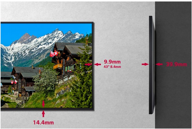 Профессиональный дисплей LG серии UH5F - тонкий с узкой рамкой