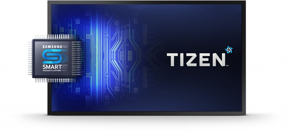 Профессиональный дисплей Samsung серии OMN - операционная система Tizen