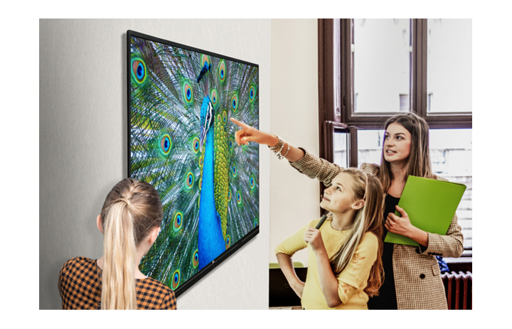 Интерактивная доска LG серии TR3BF - изображение без потемнений по углам