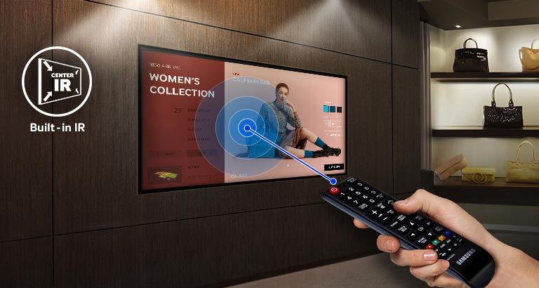 Сенсорный (touch) дисплей Samsung серии PMF-BC - централизованное управление IR