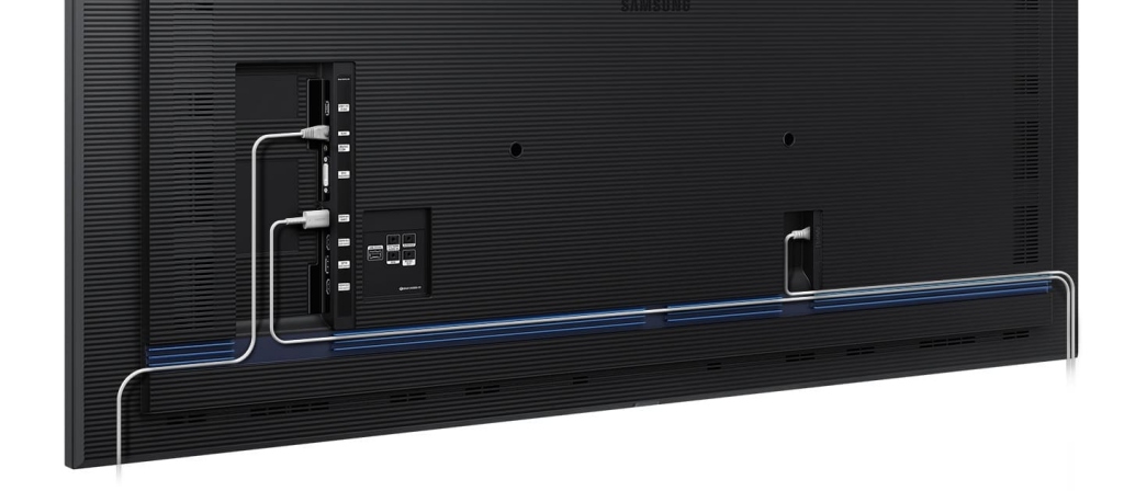 Профессиональный дисплей Samsung серии QHR - кабельный организатор