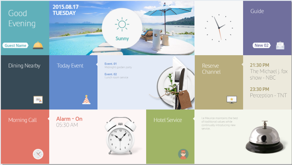 Вид LYNK REACH 4 на телевизоре Вид LYNK REACH 4 на телевизоре
