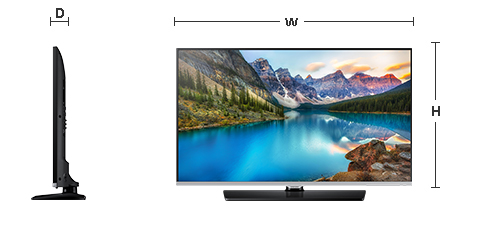 Размеры HG40ED670CK