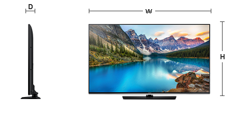 Размеры HG55ED690EB